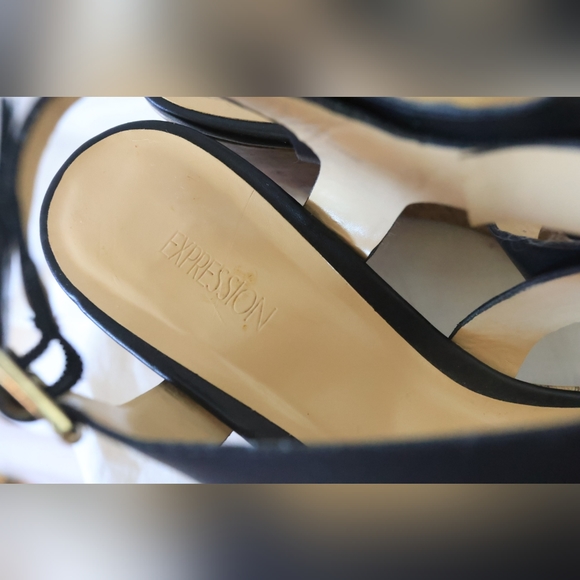 Expression Camila Platform Wedge Sandals Size 8 - Picture 3 of 15